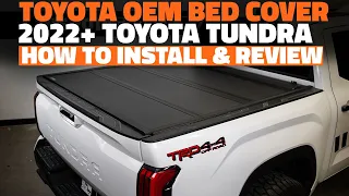 2022+ Toyota Tundra OEM Hard Tonneau Cover How To Install & Review