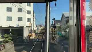 [前面展望]遠州鉄道西鹿島線西ヶ崎駅から小松駅