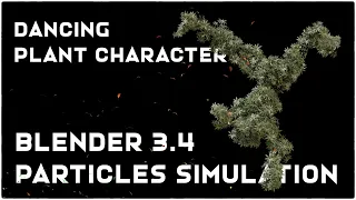 Dancing Plant Character with particles | Blender 3.4 tutorial