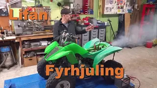 Trasig fyrhjuling - Lifan.