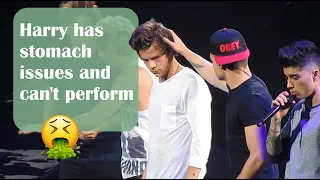 Harry Styles - Throws up on stage, goes missing (#harrystyles #vomiting #stomachache)