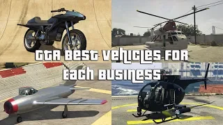 GTA Online Best Vehicles For Each Business