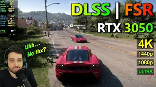 Testing DLSS and FSR 2.2 in Forza Horizon 5  |  ft. RTX 3050