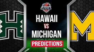 Hawaii vs  Michigan Football Predictions and Picks