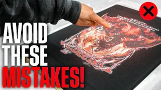 Designing T-Shirts For DTG Printing? AVOID THESE THINGS!