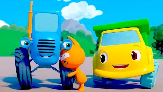 Изучаем цвета - Игры Котэ и Синего трактора - мультики для малышей