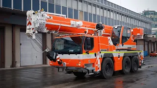 Pražští hasiči zařadili do svého vozového parku nový automobilový jeřáb Liebherr