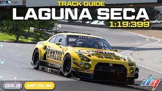 Gran Turismo 7 | LAGUNA SECA - Track Guide | Nissan GT-R Gr.3