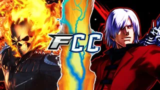 Dante vs Ghost Rider (Devil May Cry vs Marvel) - Sprite Animation