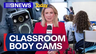 Queensland teachers call for body cameras after surge in classroom violence | 9 News Australia