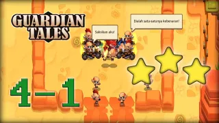 Guardian Tales 4-1 Guide (3 Star) | Pintu Masuk Gurun