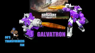 Transformers WFC Kingdom Leader Class Galvatron toy review