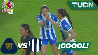 ¡GOLAZO DE RAYADAS! Delgadillo lo marca  | Pumas 2-2 Rayadas | Liga Mx Femenil- CL2024 J7