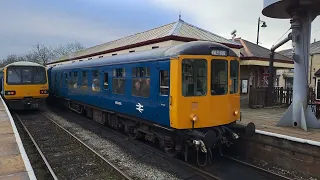 Class 104 departing Ramsbottom during the East Lancashire Railway's DMU Gala | 12/11/2022