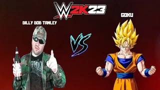 Billy Bob Tanley (BBT) vs. Goku - WWE 2K23 TLC Full Match