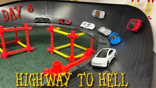 DIECAST CARS RACING | HIGHWAY TO HELL TOURNAMENT| DAY 8