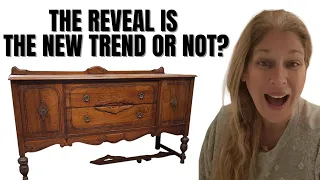 DIY Raw Wood Sideboard | Is This A New Trend? | Furniture Refinishing