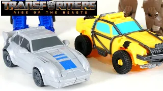Transformers Rise of the Beasts Mirage Battle Changers vs Bumblebee
