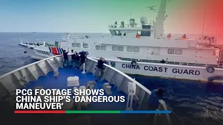 PCG footage shows China ship's 'dangerous maneuver' during resupply mission | ABS-CBN News