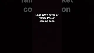 Lego WW2 battle of falaise Pocket coming