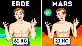 Wieviel du auf verschiedenen Planeten wiegst