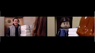 Pizza Time Scene Recreated In Lego SIDE-BY-SIDE Version