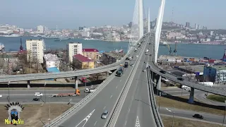 Владивосток, полет на коптере. Vladivostok, flying on a copter.