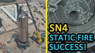 Starship Update - SN4 Static Fire Success!