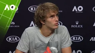 Alexander Zverev press conference (2R) | Australian Open 2017