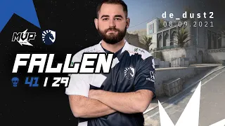 MVP CSGO POV: Liquid FalleN (41/29) vs fnatic (de_dust2) @ ESL Pro League Season 14