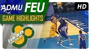 ADMU vs. FEU | Final Four Game Highlights | UAAP 80 Men's Basketball | November 22, 2017