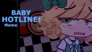 Baby Hotline meme || FAZBEARS FRIGHT: Lonely Freddy || Alec & Hazel || lonely Freddy spoilers