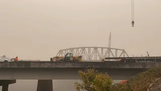 Drano Lake Bridge Replacement time lapse