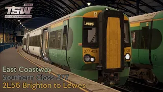 2L56 Brighton to Lewes - East Coastway - Class 377 - Train Sim World 2020