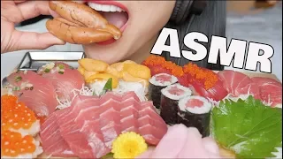 ASMR SUSHI PLATTER FEAST (EATING SOUNDS) NO TALKING | SAS-ASMR