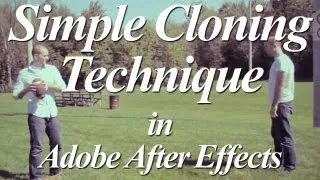 Simple Cloning Technique - Adobe After Effects Tutorial