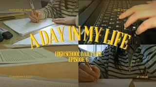 🏫 a day in my life ep. 6 | high school daily life, homework | clochette