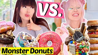 Wer schafft mehr? Royal Monster Donuts ⚡️ BFF Battle | ViktoriaSarina