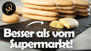 Löffelbiskuit selber machen - schnelles und einfaches Rezept