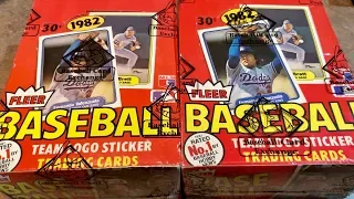 1982 FLEER BASEBALL CARD BOX OPENING (Throwback Thursday)