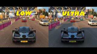 Forza Horizon 4 - Low vs Ultra Graphics Comparison (4K 60 fps) - RX 6900 XT