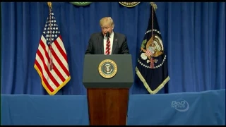 Trump Speaks to U.S., Coalition Leaders in Florida