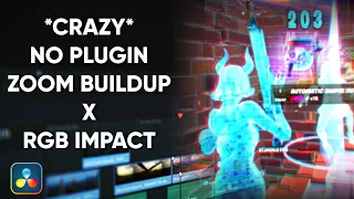 TUTORIAL: Want This *CRAZY NO PLUGIN Zoom Buildup + Impact In Davinci Resolve!? [FREE PRESETS]