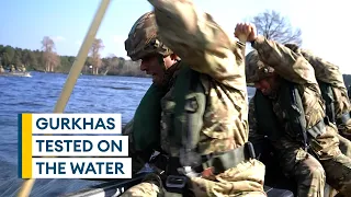 New Gurkhas get to grips with life on the water to become British Army sappers