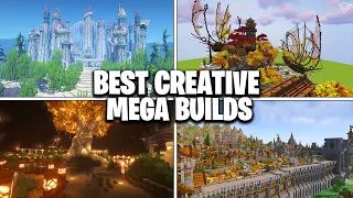 More AMAZING Creative MEGA BUILDS in Minecraft (Best Mega Builds)