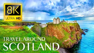 Уникальное путешествие в Шотландию 8K ULTRA HD - Лучшие места Шотландии с расслабляющей музыкой