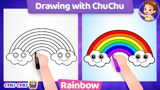 How to Draw a Rainbow - Drawing with ChuChu – ChuChu TV Drawing for Kids Easy Step by Step