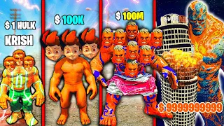 Shinchan UPGRADE $1 TO $1,000,000,000 ORANGE HULK IN GTA5