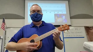 1 string BATMAN on ukulele