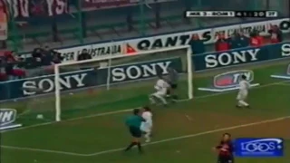 Serie A 2000 2001 day 15 Milan   Roma 3 2 Leonardo 2 Shevchenko 2 Totti online video cutter com 1